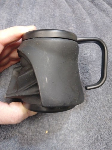 Tazza plastica STAR WARS DARTH VADER GRAFICA 3D vintage 1997 rara alta 3" 3,5" O - Foto 2 di 3