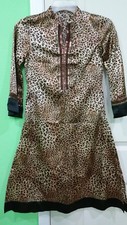 Indian Kurta Kurti Designer girls Ethnic Dress Top Sz S Bust 15