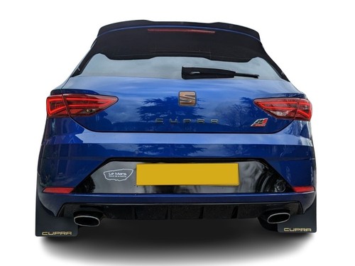 rallyflapZ | Mud Flaps & Fixings Seat Leon Mk3 5F 12-20 Black 4mm PVC *S CUPRA-G - Picture 2 of 8