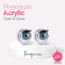 Turquoise Blinking Doll Eyes for 18''dolls American girl doll Brown Doll Eyes