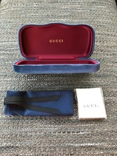 Gucci Velvet Eyeglasses Case with Satin Pouch multiple colors available 