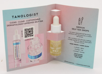 Concentrated Tanologist Medium Self Tan Drops 4ml Cruelty Free, Vegan