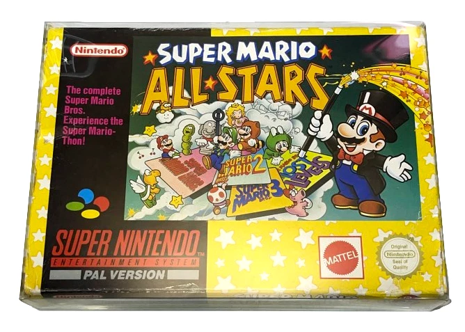 Super Mario All Stars Super Nintendo SNES Boxed *Complete* PAL #2 - Image 2 of 4