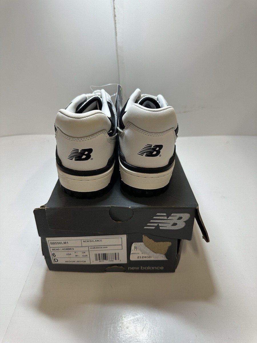 TRIED ON New Balance 550 'Sea Salt Black' BB550LM1 Size 6 OG