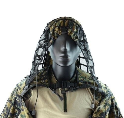 Ternos Ghillie camuflados 3D para homens, roupas de caça Sniper, tiro  tático militar, jogo de guerra, birdwatching, jaqueta e calça airsoft