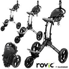 CLICGEAR 2026 ROVIC RV1C COMPACT 2.0 GOLF PUSH TROLLEY ALL COLOURS +FREE GIFTS