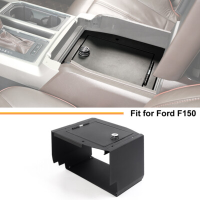 Center Console Gun Safe Storage Box Vault Organization for 2015-2020 Ford F150