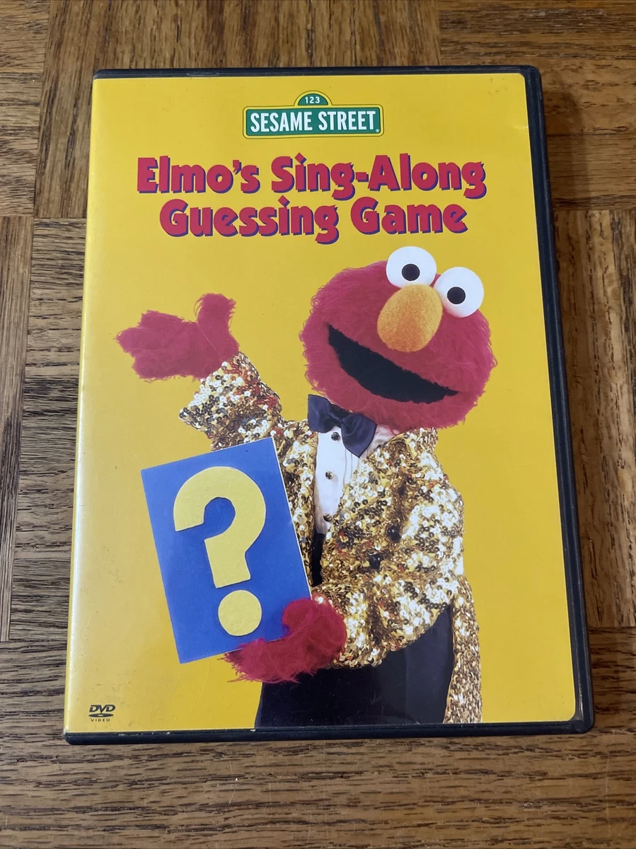 Sesame Street Elmo Sing Along Guessing Game Vhs