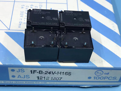 New JS1F-B-24V Power Relay 10A 24VDC 5 Pins x 1pc #F14
