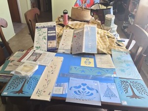 lot of over 100 stensils New And Used