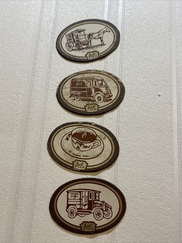 Set of 4 Vintage Advertising Jewel Tea Kitchen Fridge Magnets