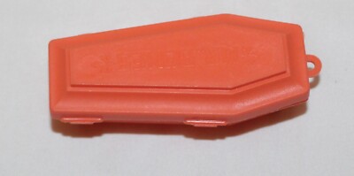Vintage 1970 s Orange Fleer Mr Bones Candy Coffin Plastic Premium