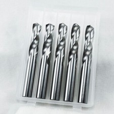 Image of 5pcs Solid Carbide Drill Bit 9.0mm 0.354" 2-Flute Straight Shank K10 #A7