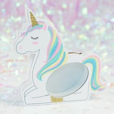 Image of GIRLS UNICORN MAGIC RAINBOW MONEY BOX PIGGY BANK LADIES