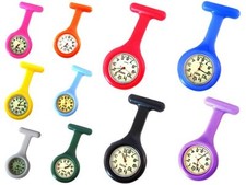 Couleur Infirmières Silicone Docteurs Paramédical Tunique Broche Fob Montre