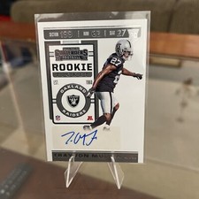 Trayvon Mullen Jr 2019 Contenders Rookie Ticket Autograph Auto RC #258 Raiders