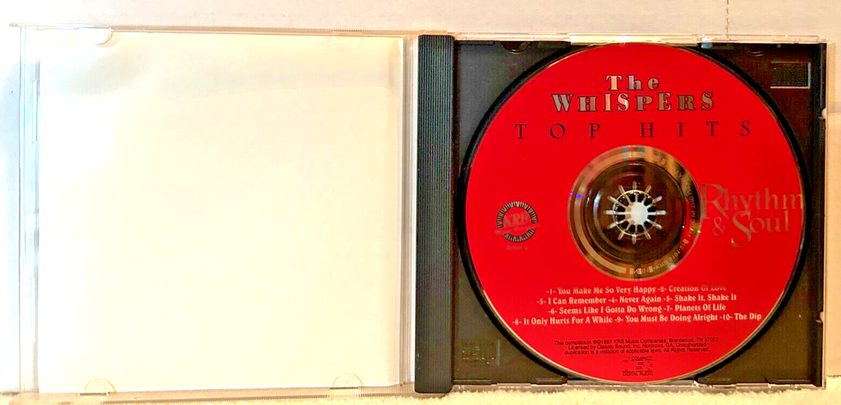 THE WHISPERS CD- The Whispers Top Hits, KRB 5191-2, 1997 | eBay