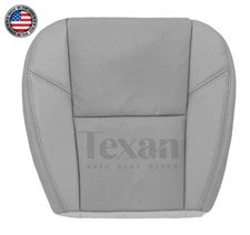 2012 2013 Chevy Avalanche LTZ Driver Bottom Perforated Leather Seat Cover Gray