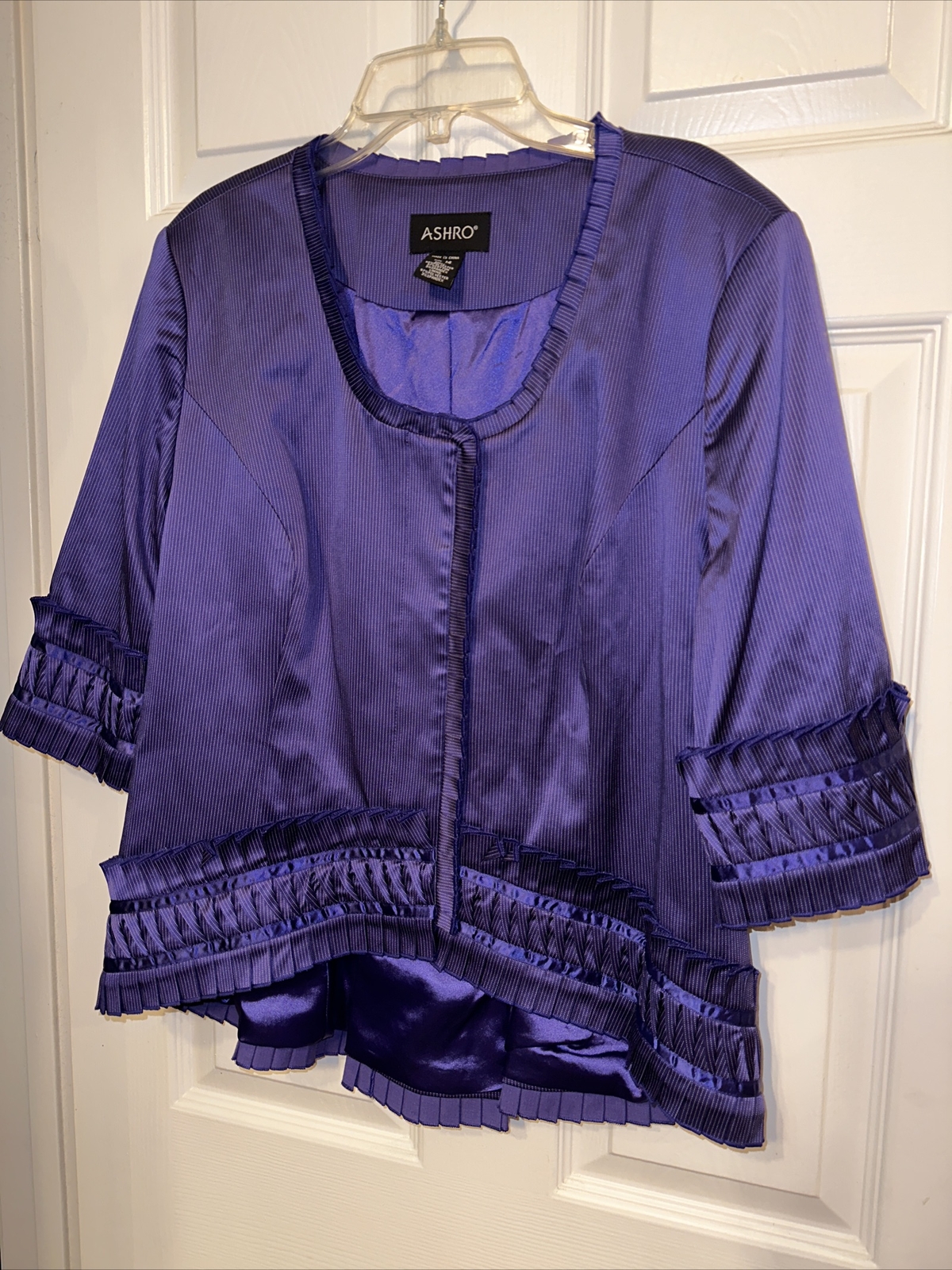 Ashro Size 14 Purple Formal Wedding Dress Dinner Church Jurnee Skirt