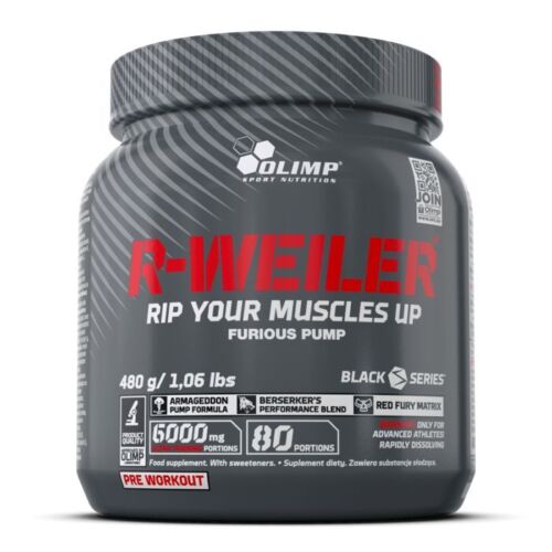 OLIMP R-WEILER Pre-Workout (AAKG, Citrulline Malate) 480g WORLDWIDE SHIPPING - Picture 1 of 4