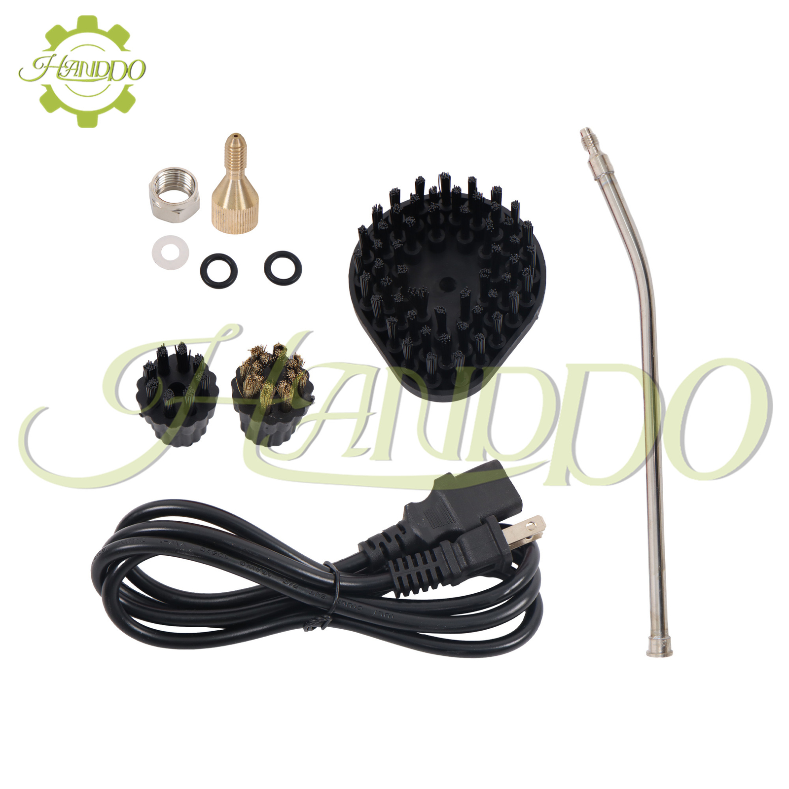 2500w 1500ml 110V High Pressure Steam Cleaner Machine Portable (Red)