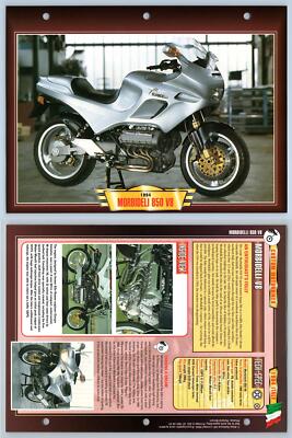 Morbideli 850 V8 - 1994 - Custom - Atlas Motorbike Fact File Card
