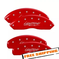 MGP 10021SLTGRD Gloss Red Caliper Covers for 2004 Ford F-150 Heritage