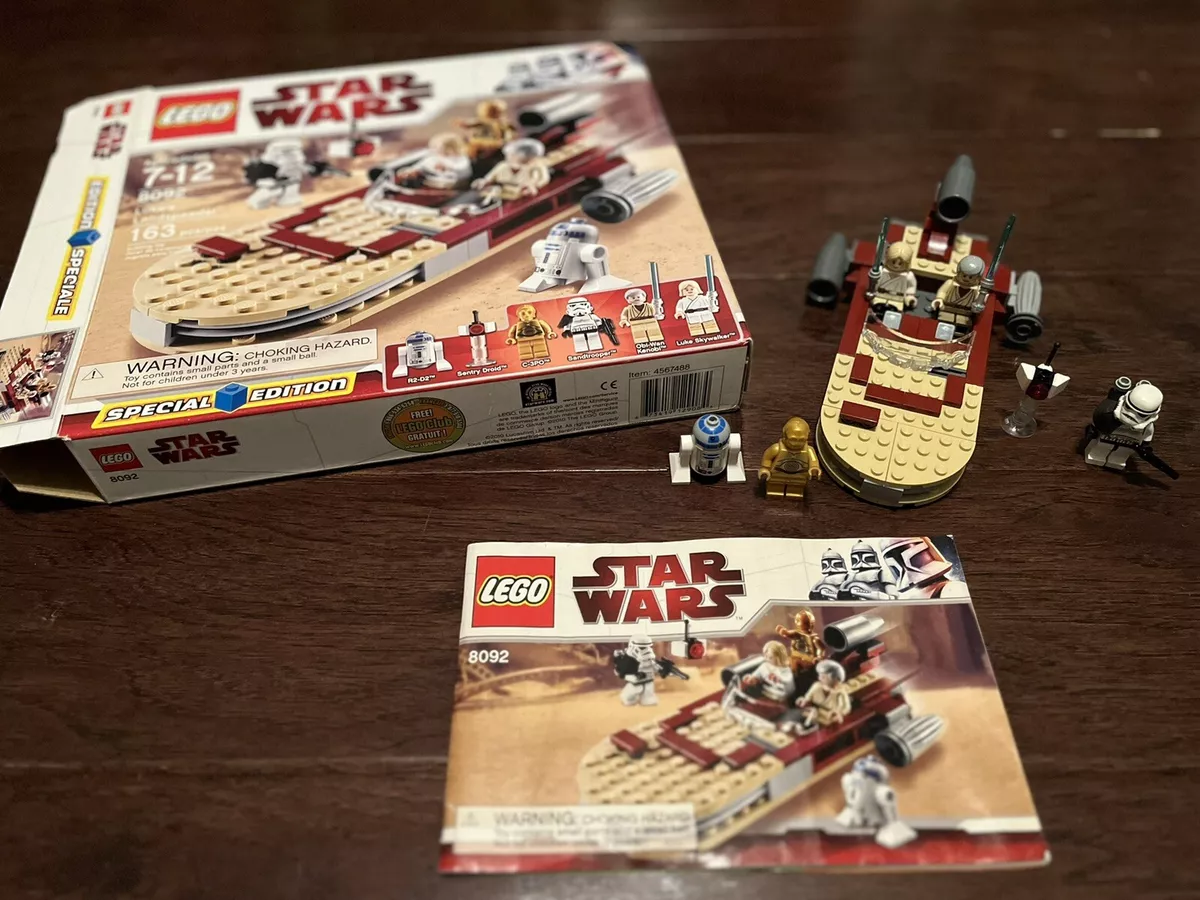 Lego star wars luke's landspeeder 8092 instructions new arrivals