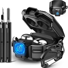 with Lock Carbon Fiber Case for Samsung Galaxy Buds Pro 2 Cases/Galaxy Bud 2/...