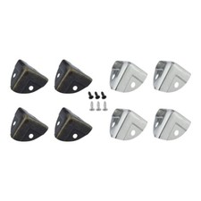 4pcs Corner Protectors Screws Zinc Alloy 24 24mm 2 Colour Jewelry Box Edge Cover