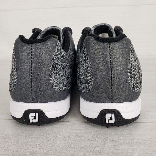 Footjoy FJ Leisure Ladies Waterproof Golf Shoes 92904 Charcoal Size 8 Superflex - Picture 8 of 14