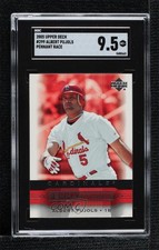 2005 Upper Deck Pennant Race Retro Color Variation Albert Pujols SGC 9.5 Mint+