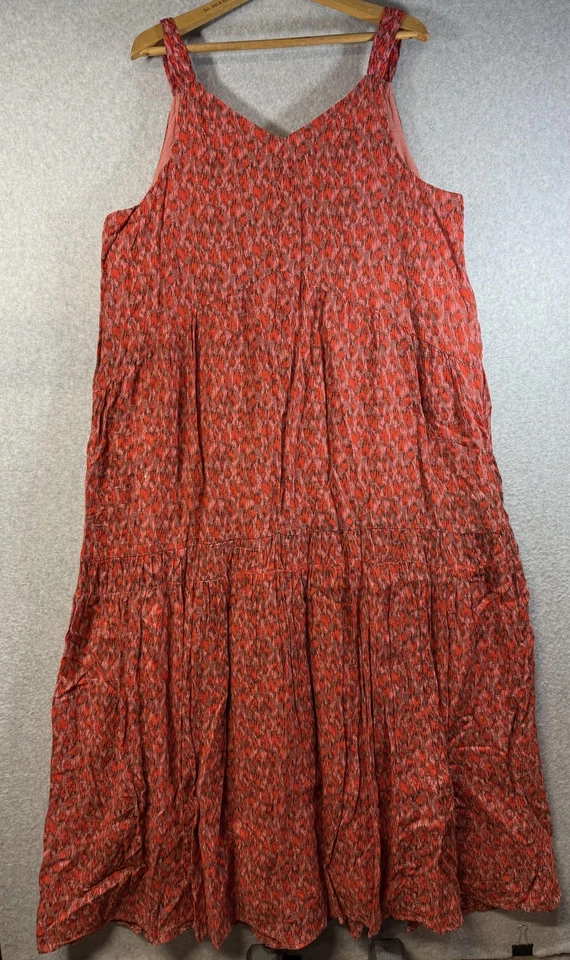 Vestido Joie para mujer grande rosa de té sin mangas en capas maxi boho Foto 4 de 4