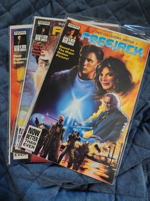 1992 Now Comics - Freejack  #1-3 Complete Set