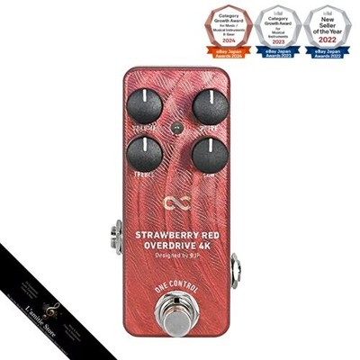 One Control Strawberry Red Overdrive 4K Overdrive Gitarreneffektor Japan Bran...