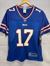 Buffalo Bills NFL Pro Line Womens Football Jersey Blue Josh Allen #17 Medium NWT