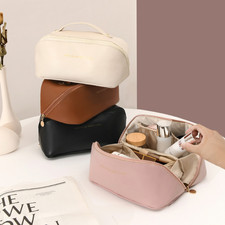 Large Pillow Toiletry & Cosmetic Bag Travel Makeup Case with Spacious Storage
