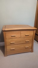 Mamas & Papas Solid Oak Chest of Drawers Baby Change Table (Ocean range)