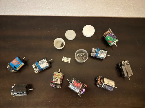 Colección de motores de coche RC LRP, GM, Tamiya, rayos X