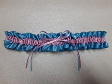 Something blue  mauve All sizes New wedding bridal toss keepsake satin garter