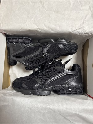 Größe UK 7 - Nike Air Zoom Spiridon Cage 2 dreifach schwarze Herren-Turnschuhe - UVP 155 £!