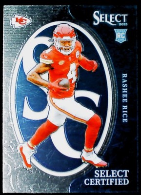 2023 Panini Select #CRO-RRI Rashee Rice Select Certified Rookies