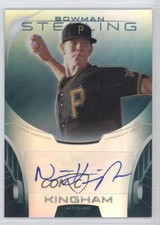 2013 Bowman Sterling Prospect Blue Refractor 6/25 Nick Kingham #BSAP-NK Auto 4bn