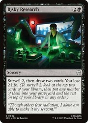 Risky Research 62/308 Foil Common Marvel's Spider-Man MTG