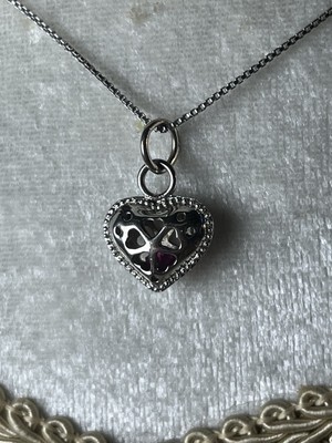 Sterling Silver You've Captured My Heart Four Leaf Clover Necklace V744