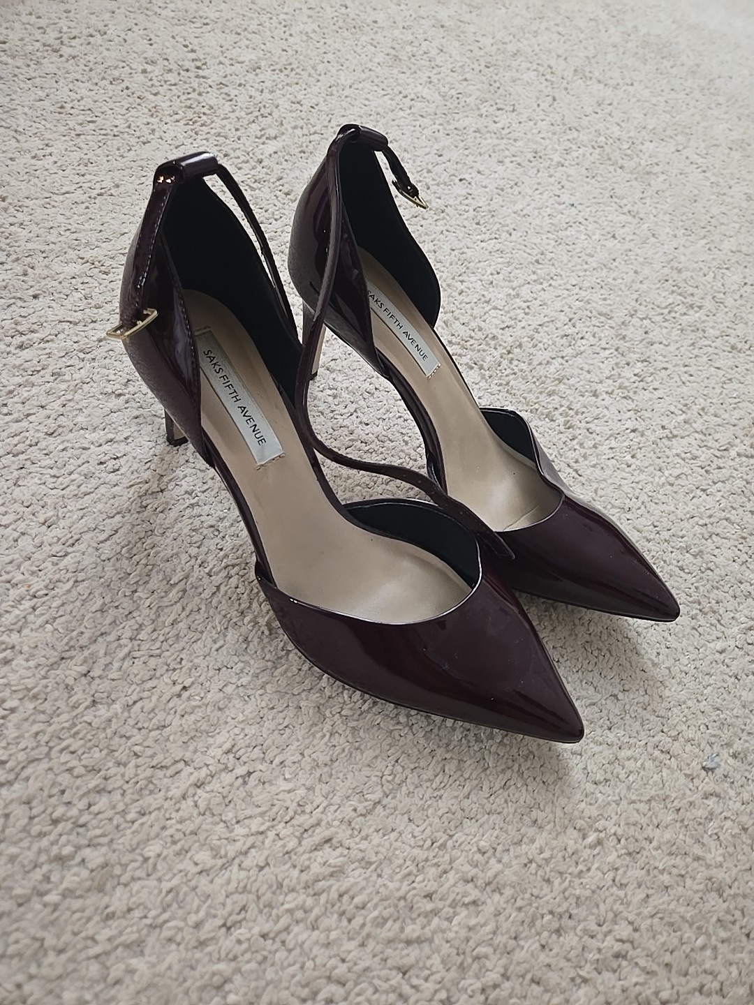 Red Saks Fifth Avenue Women's High Heell Size 8