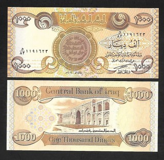 1000 IRAQ Unc Iraqi Dinar. New