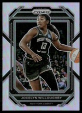 Jocelyn Willoughby 2023-24 Panini Prizm WNBA Silver Prizm New York Liberty #49