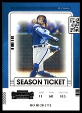Bo Bichette 2021 Panini Contenders #38 Toronto Blue Jays FREE SHIP AutographDen