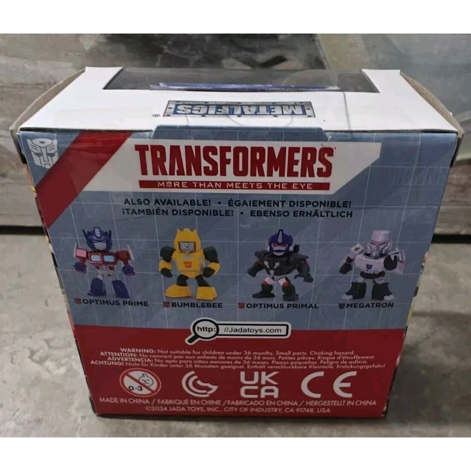 Jada Metal Figs 2024 Transformers Collection 2.5 inch Full Set of 4 Figures Toys - Image 2 of 2